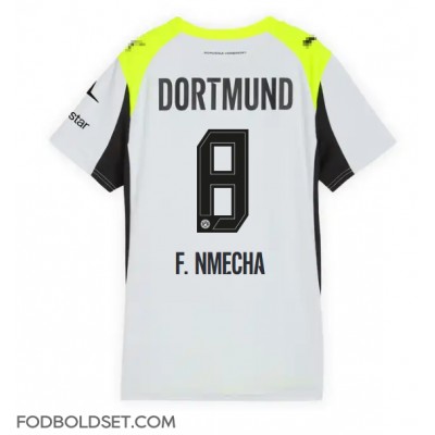 Borussia Dortmund Felix Nmecha #8 Udebanetrøje Dame 2025-26 Kortærmet Borussia Dortmund Felix Nmecha #8 Udebanetrøje Dame 2025-26 Kortærmet